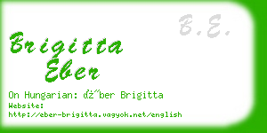 brigitta eber business card